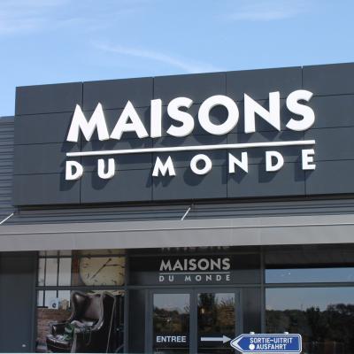 Lettres en relief Maison du Monde Verviers