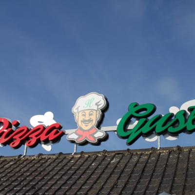 Lettre en relief Pizza Gusto