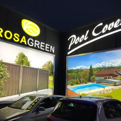 Lettres en relief Pool Cover Rosagreen